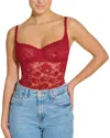 Cosabella Never Say Never Balconette Teddy In Red