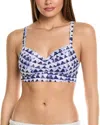 Cosabella Never Say Never Beauty Printed Sweetie Bralette In Multi
