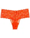 Cosabella Never Say Never Comfie Cutie Thong In Orange