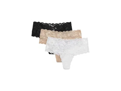 Cosabella Never Say Never Comfie Cutie Thong 3-pack In Multi