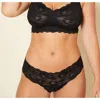 Cosabella Never Say Never Spaghetti Strap Sweetie Bralette In Black In Black