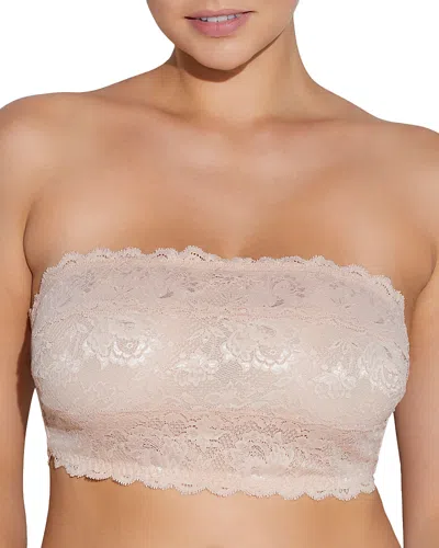 Cosabella Never Say Never Curvy Bandeau Bra In Neutral