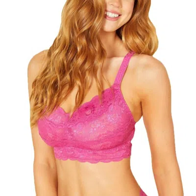 Cosabella Never Say Never Curvy Sweetie Bralette In Victorian Pink In Multi