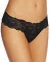 Cosabella Never Say Never Cutie Low Rise Thong In Black