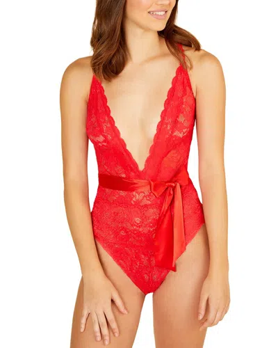 Cosabella Never Say Never Deep V Teddy In Pink