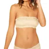 Cosabella Never Say Never Flirtie Lace Bandeau Bra In Brown