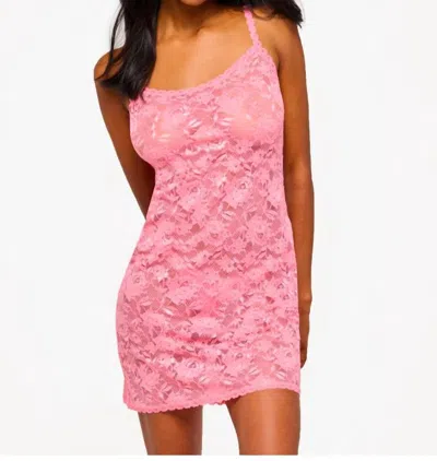 Cosabella Never Say Never Foxie Chemise In Passiflora In Pink