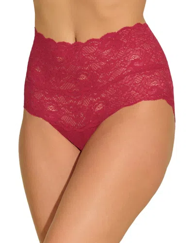 Cosabella Never Say Never High Rise Bikini In Red