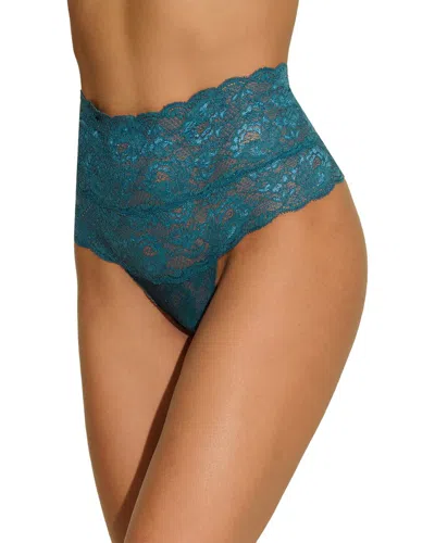 Cosabella Never Say Never High Rise Thong In Green