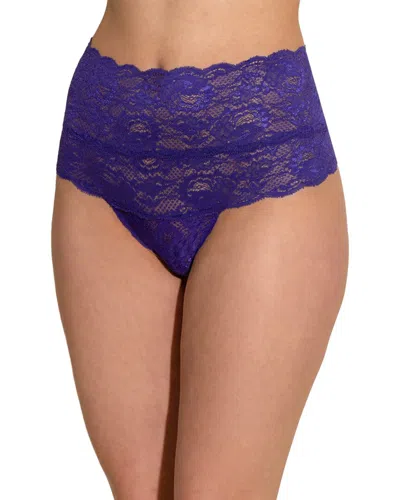 Cosabella Never Say Never High Rise Thong In Purple