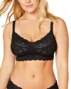 Cosabella Never Say Never Spaghetti Strap Sweetie Bralette In Black