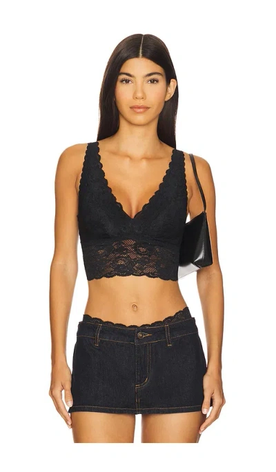 Cosabella Never Say Never Longline Bralette In Black