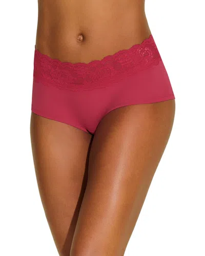 Cosabella Never Say Never Peachie Hotpant In Red