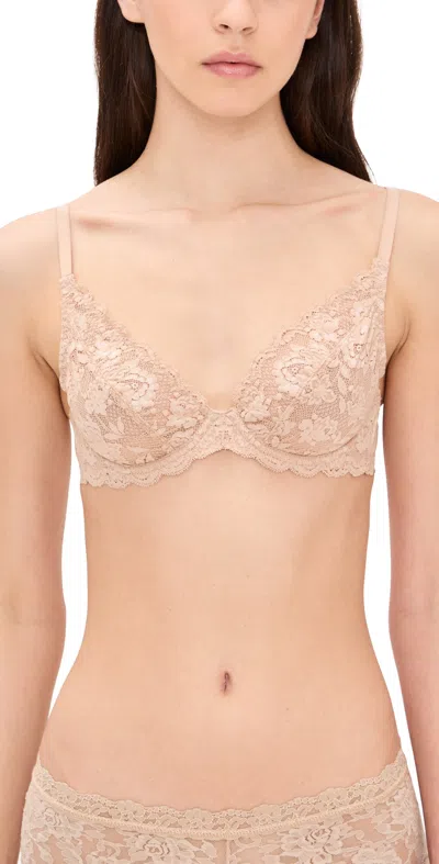 Cosabella Never Say Never Plunge Bra Sette In Pink