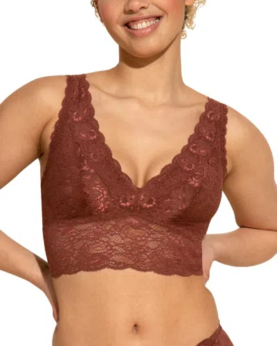 Cosabella Never Say Never Plunge Longline Bralette In Multi