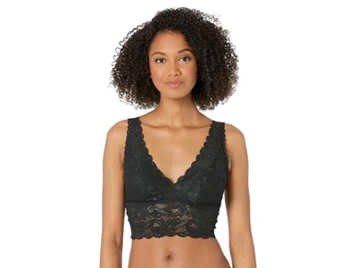 Cosabella Never Say Never Plungie Bralette Women's Lingerie Black: Sm, Polyamide/mesh/lace