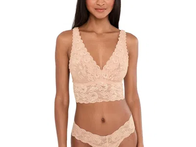 Cosabella Never Say Never Plungie Bralette Women's Lingerie Sette: Sm, Lace/mesh/polyamide