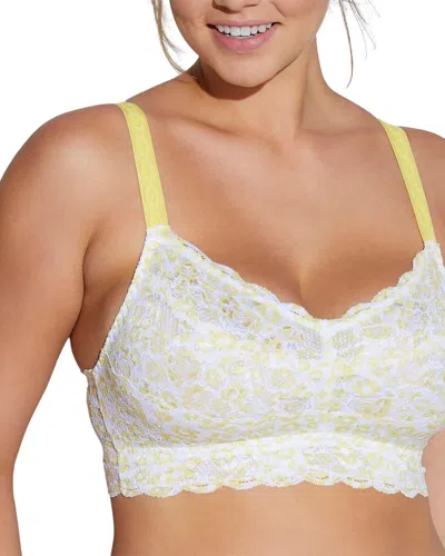 Cosabella Never Say Never Printed Bralette In White