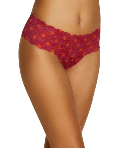 Cosabella Never Say Never Printed Comfie Cutie Thong In Multi