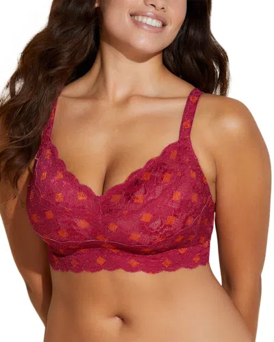 Cosabella Never Say Never Printed Curvy Sweetie Bralette In Multi