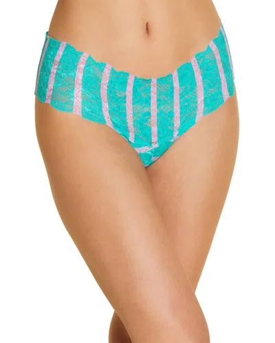 Cosabella Never Say Never Printed Hot Pant In Blue