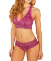 Cosabella Never Say Never Printed Hottie Boyshort In Pink