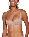 Cosabella Never Say Never Pushie Push-up Bra In Brown