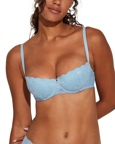 Cosabella Never Say Never Pushie Push Up Bra In Blue