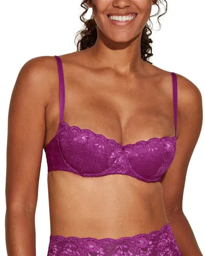 Cosabella Never Say Never Pushie Push Up Bra In Purple