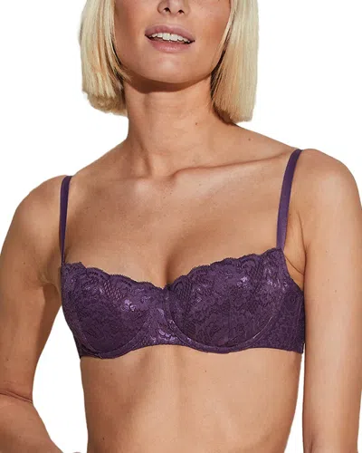 Cosabella Never Say Never Pushie Push Up Bra In Purple