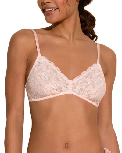 Cosabella Never Say Never Silk-trim Bralette In Neutral