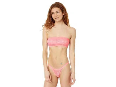 Cosabella Never Say Never Skimpie G-string Panties Women Venetian Dusk Buu656 In Pink