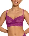 Cosabella Never Say Never Sweetie Soft Bra In Purple