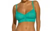 Cosabella Never Say Never Sweetie Bralette In Addy Green In Green