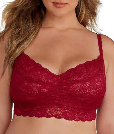 Cosabella Never Say Never Sweetie Soft Bra In Sindoor Red