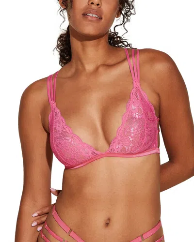 Cosabella Never Say Never Tie Me Down Bralette In Pink