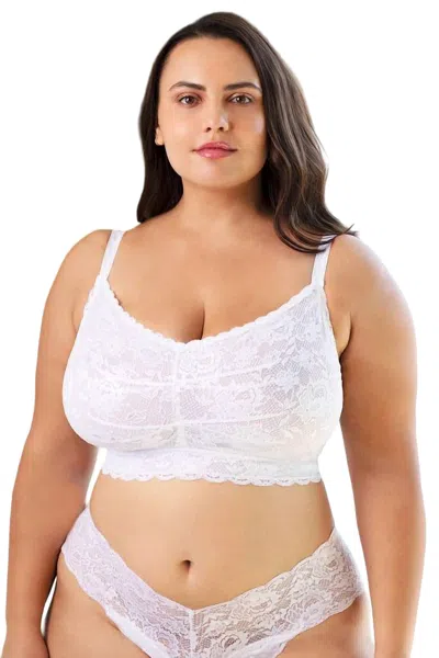 Cosabella Never Say Never Ultra Curvy Sweetie Bralette In White