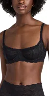 Cosabella Never Say Never Stretch-lace Underwired Balconette Bra In Black