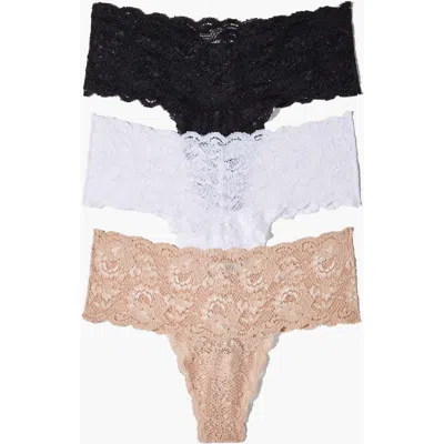 Cosabella Nsn Comfie Thongs 3pk In Multi