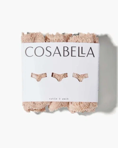 Cosabella Nsn Cutie Low Rise Thong 3 Pack In Pattern