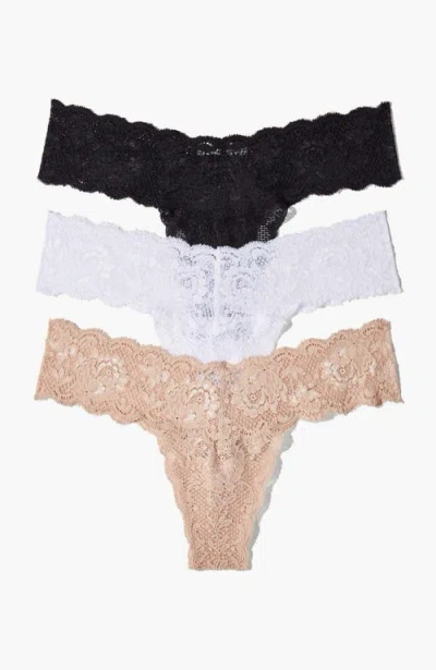 Cosabella Nsn Cutie Low Rise Thong 3 Pack In Multi