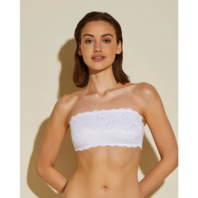 Cosabella Nsn Flirtie Bandeau Bra In White