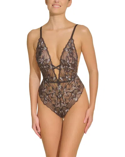 Cosabella Paradiso Plunge Teddy In Brown