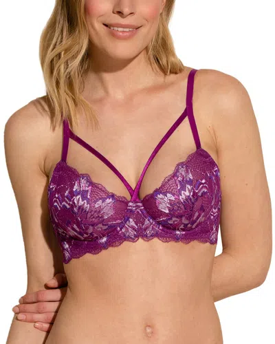 Cosabella Paradiso Underwire Demi Bra In Purple