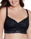 Cosabella Plus Never Say Never Sweetie Soft Bra In Black