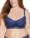 Cosabella Plus Never Say Never Sweetie Soft Bra In Blue