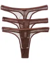 Cosabella Pr -  Soire Conf Classic Thong 3pk In Brown