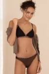 Cosabella Printed Mesh Bikini Top In Multicolor