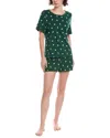 Cosabella Road Trip 2pc Top & Boxer Set In Bag In Green