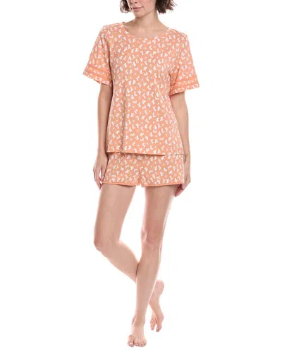 Cosabella Road Trip 2pc Top & Boxer Set In Bag In Pink